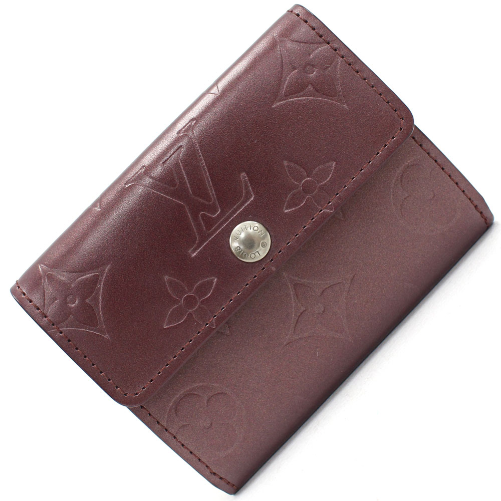 auc-yume: Hold Louis Vuitton coin case monogram mat Ludlow M65126 ヴィオレ M65126 used coin purse ...