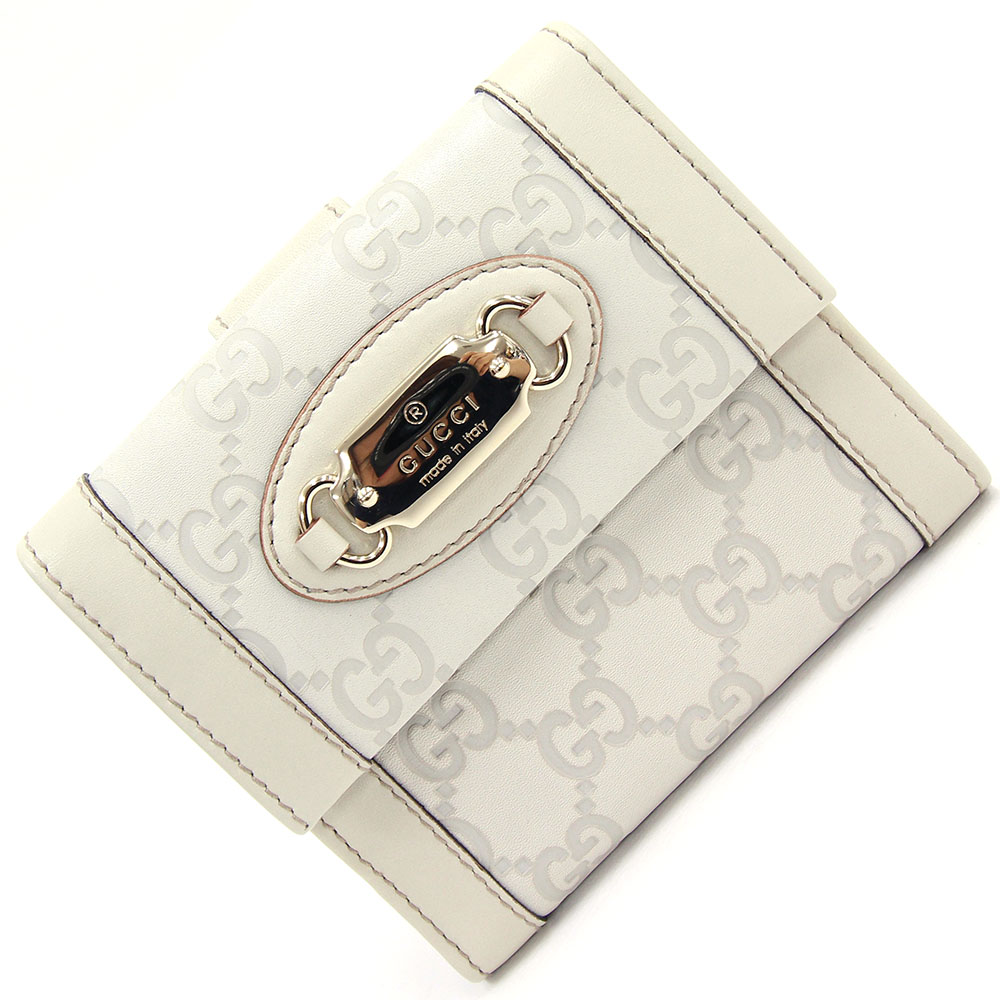 グッチ Wホック財布 Vuitton グッチシマ アイボリー レザー 中古 白 折り財布 レディース ウォレット Gucci 現代質屋 夢市場 プレミアグッチ Wホック財布をセール価格で販売中 グッチ Wホック財布 Vuitton グッチシマ アイボリー レザー 中古 白 折り財布 レディース ウォレット Gucci 現代質屋 夢市場 プレミアグッチ Wホック財布をセール価格で販売中