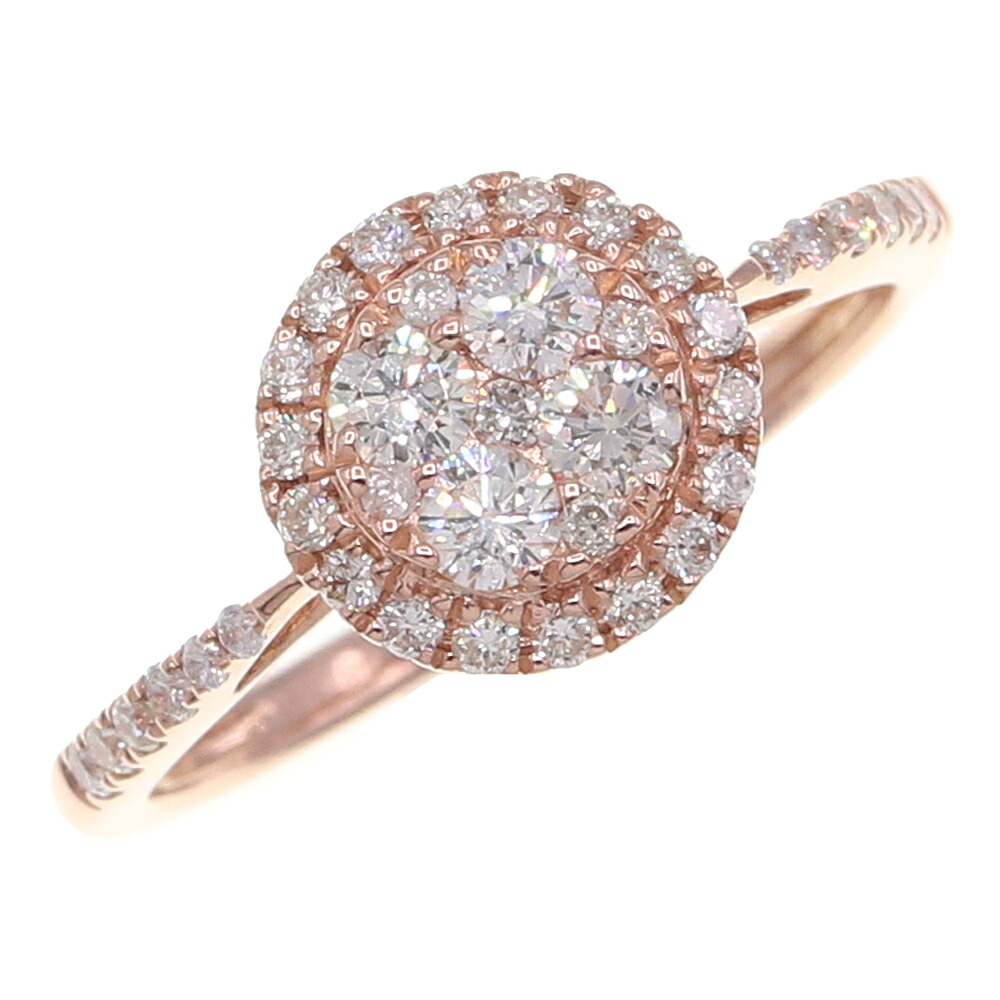 ダイヤモンド リング D0.50ct K18PG 12号 中古 アクセサリー ジュエリー 宝石 指輪 レディース 女性 Diamond｜夢市場プレミア