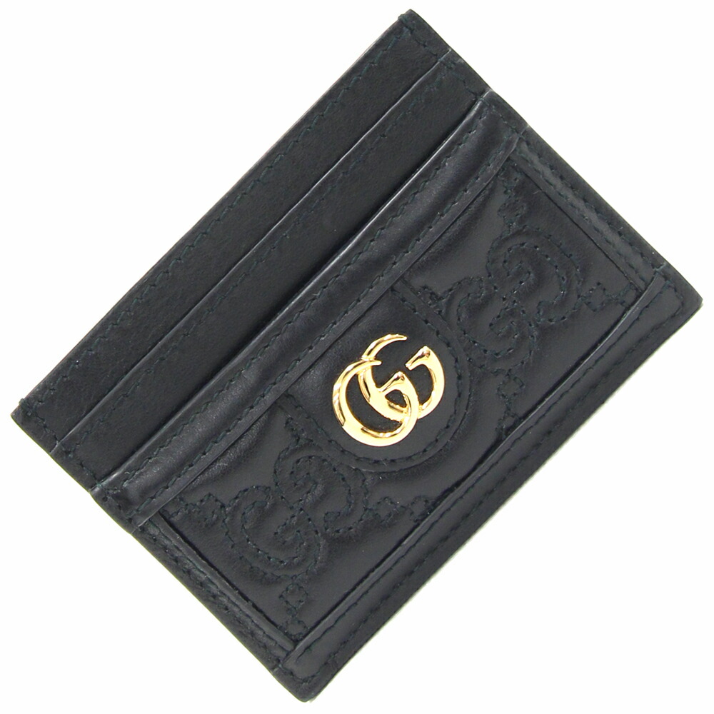 楽天市場】GUCCI グッチ GGキャンバス レザー カードケース パス