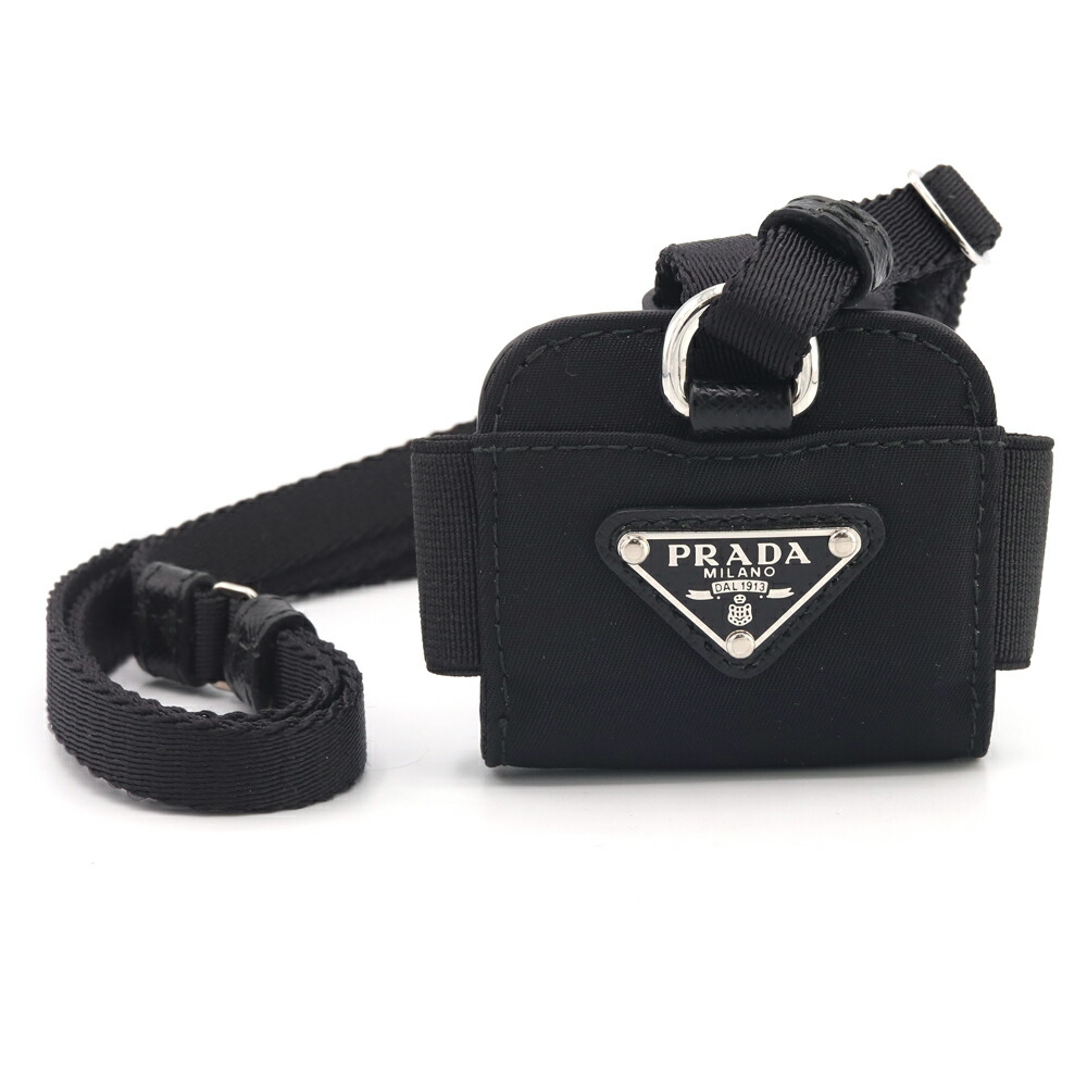 PRADA ピンク AirPost ケース ストラップ付き 美品 PRADA プラダ キーホルダー 日本未発売 1PG604 VITELLO MOVE