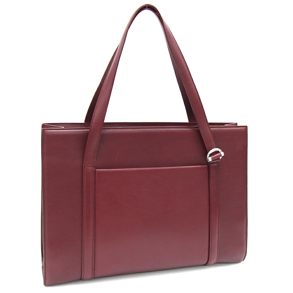 ✨️美品✨️CARTIER カルティエ カボション レザートートバック　黒 A4 楽天市場】カルティエ Cartier カボション トートバッグ