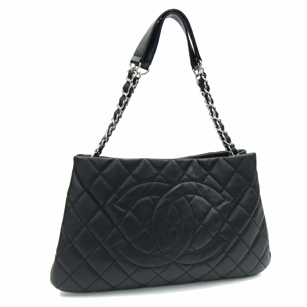 シャネル　パンチングレザー　ダイヤステッチ　トートバッグ　黒 楽天市場】【バッグ】CHANEL シャネル マトラッセ キャビア