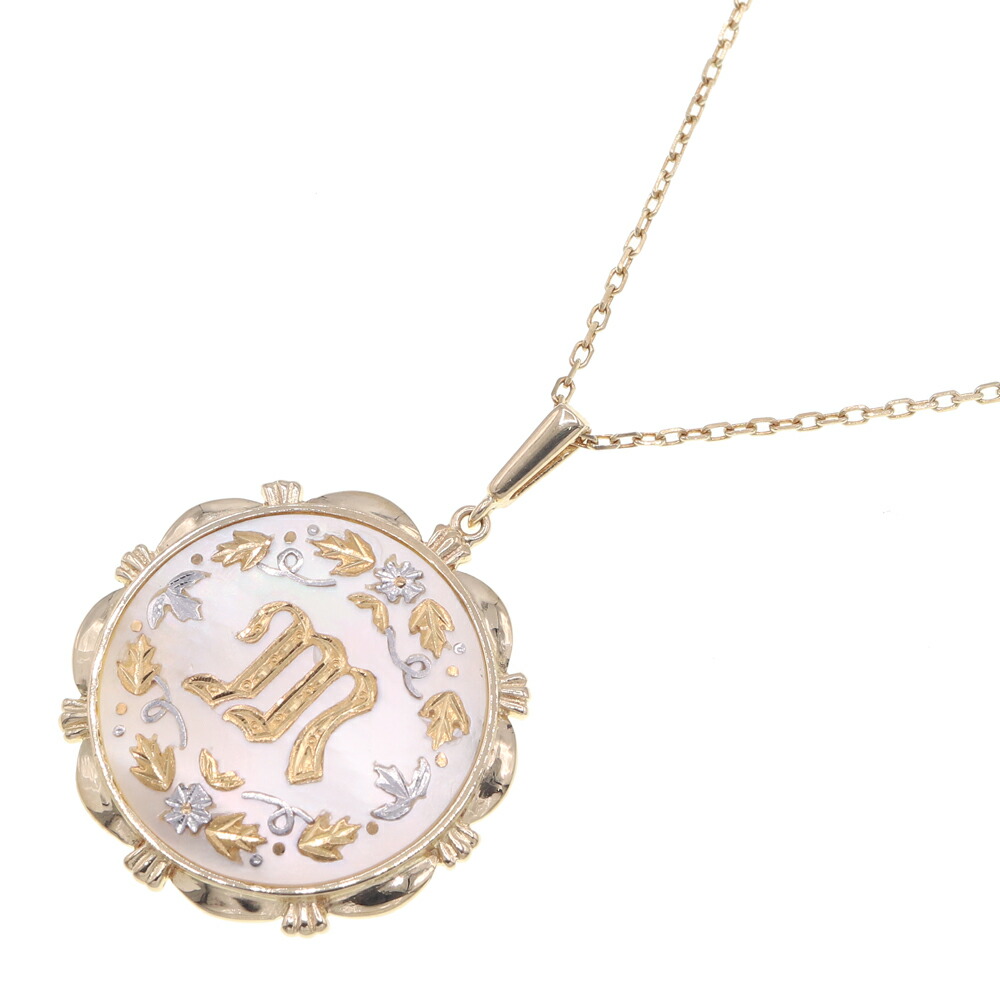 MIKIMOTO K18 ベビーパール イニシャルチャーム 楽天市場】MIKIMOTO ミキモト イニシャル ペンダント ネックレス