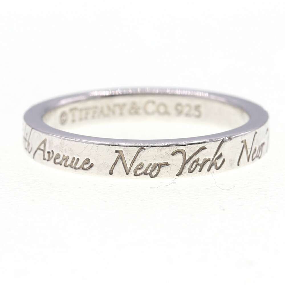TIFFANY&Co. ティファニー　New York 10022　リング　指輪 美品】 ティファニー tiffany&co Tiffany ノーツナロー