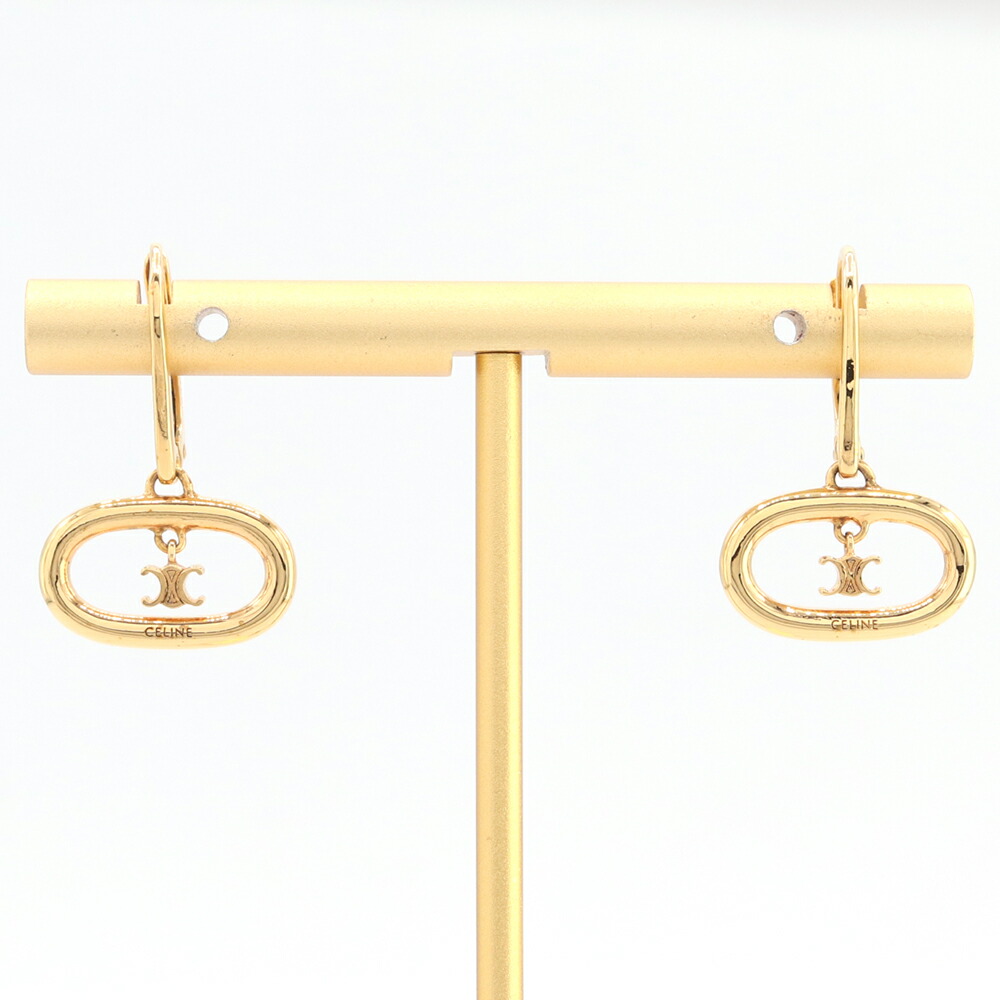 トリオンフ モバイル ピアス ゴールド 楽天市場】CELINE セリーヌ Triomphe Mobile Earrings