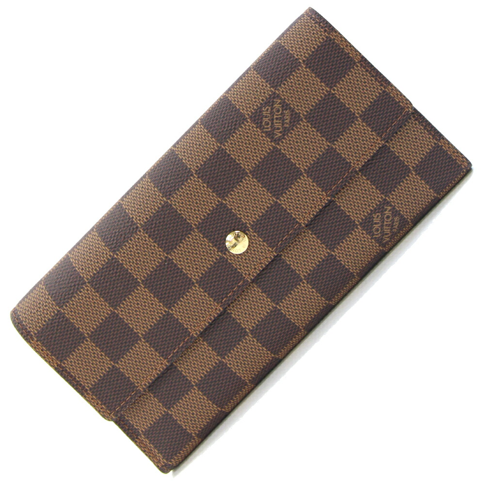 楽天市場】【財布】LOUIS VUITTON ルイ ヴィトン ダミエ ポルト