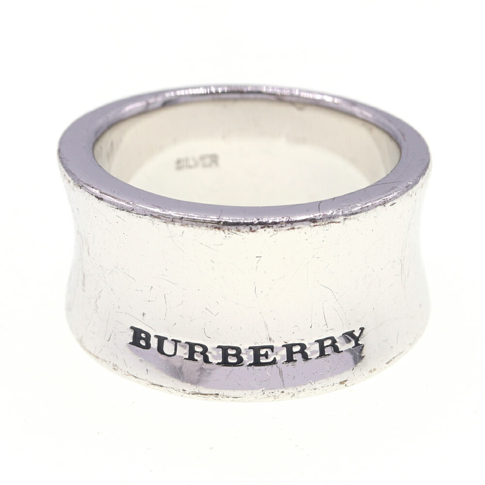 バーバリー BURBERRY ロゴマーク リング 12号 SV925 バーバリー BURBERRY ロゴマーク リング 12号 SV925