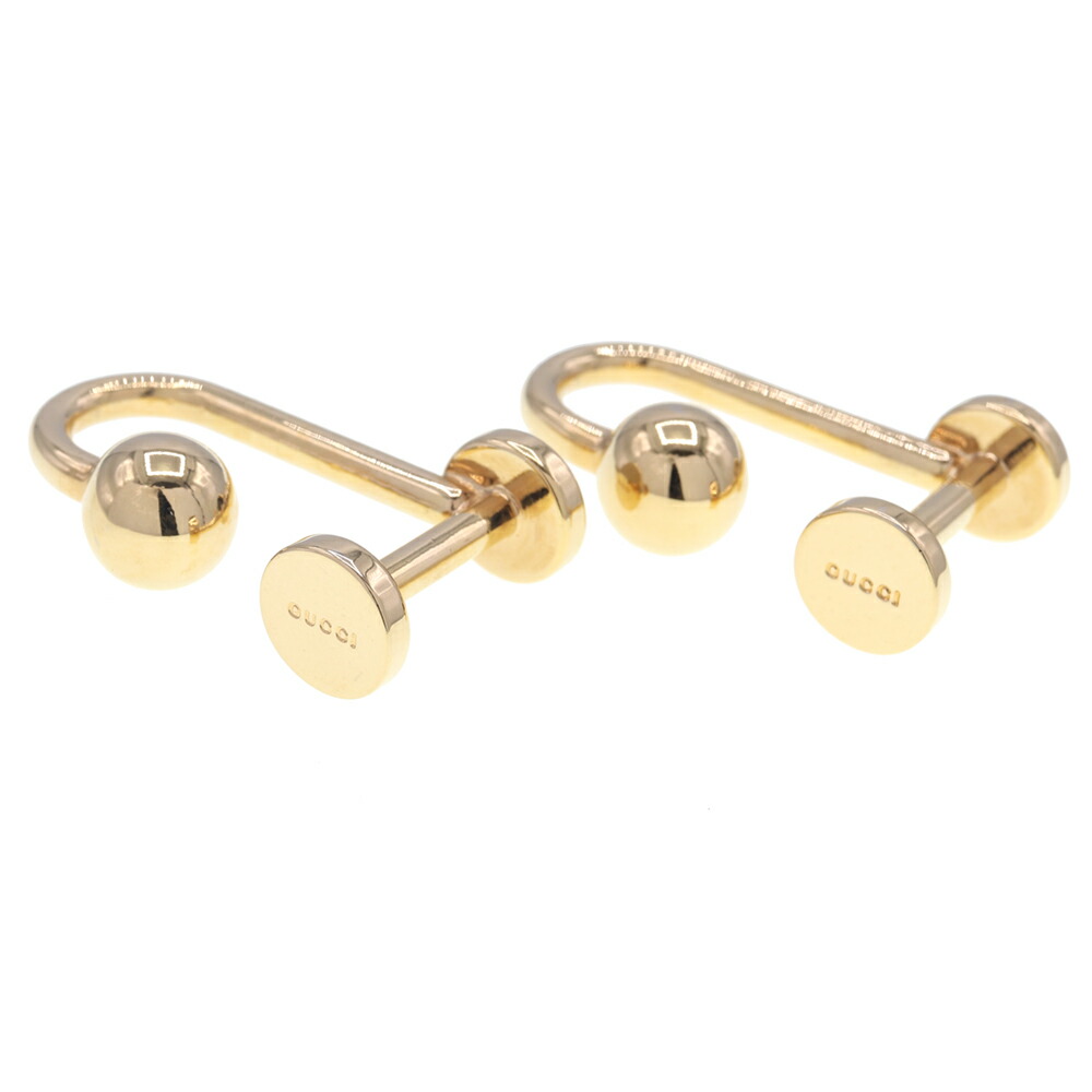 ★GUCCI★ カフリンクス インターロッキング ゴールド グリーン GUCCI（カフリンクス）のフリマアイテム一覧
