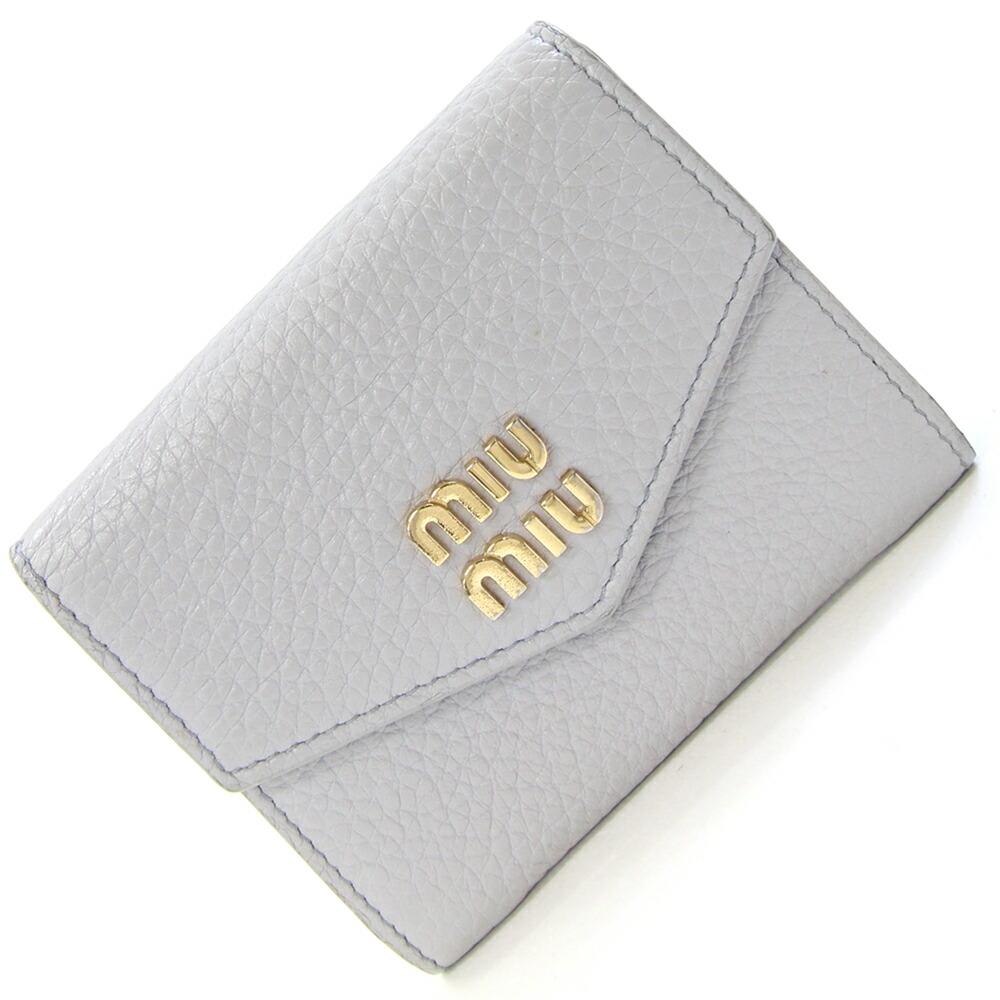 楽天市場】ミュウミュウ MIUMIU 二つ折り財布 マテラッセ レザー
