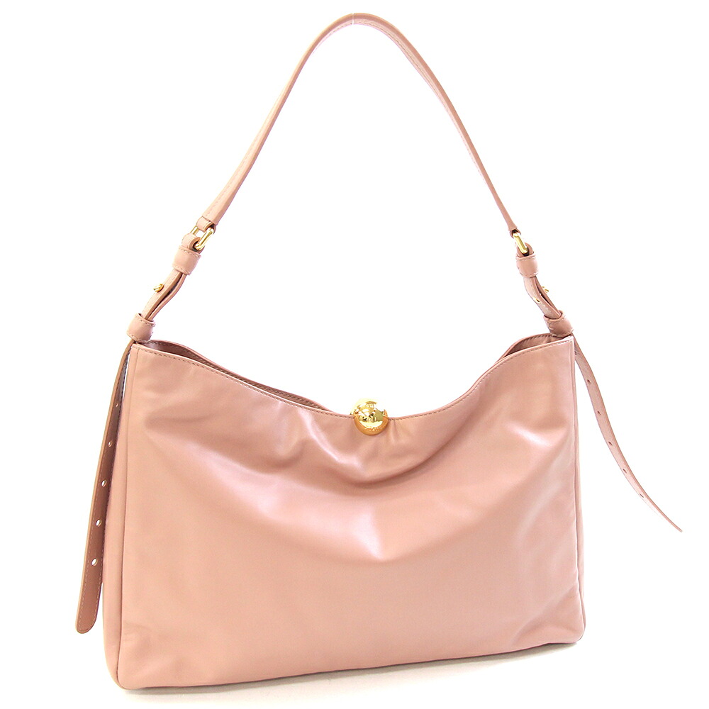 フルラ ワンショルダーバッグ スフェラ WB01365 ピンクベージュ レザー 中古 肩掛け 鞄 レディース 女性 FURLA｜夢市場プレミア