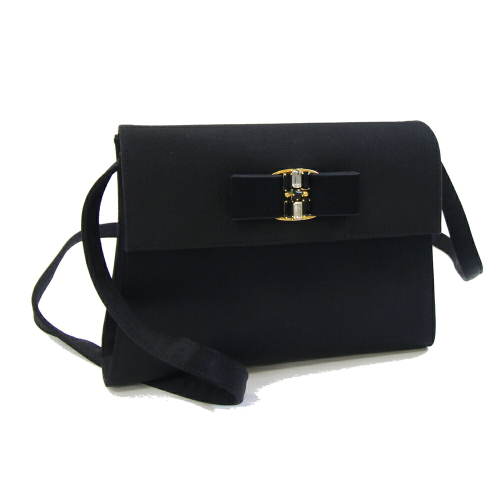 楽天市場】フェラガモ ショルダーバッグ ヴァラ 21 6164 ブラック