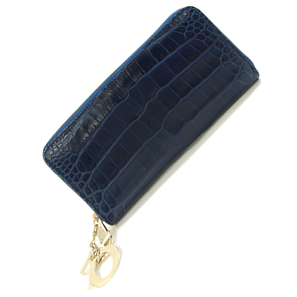 楽天市場】ディオール ラウンドファスナー長財布 オブリーク