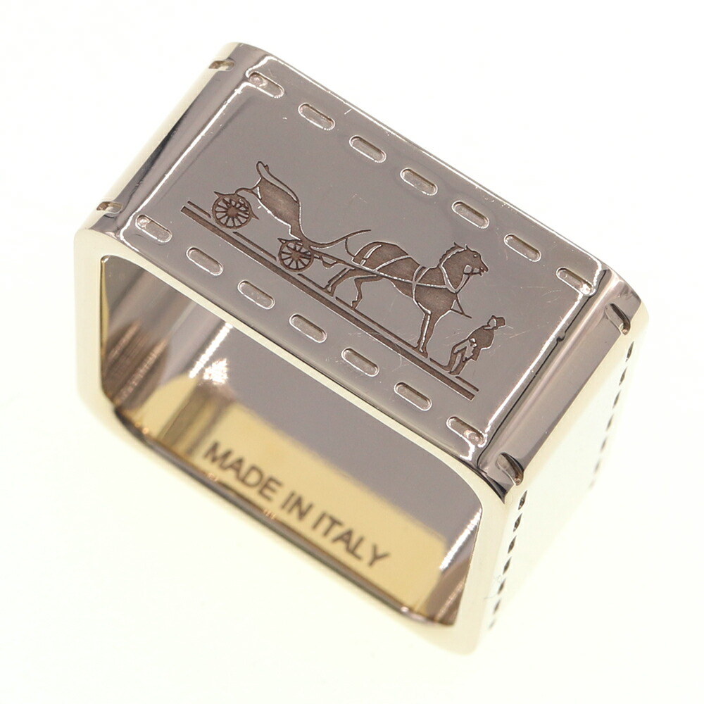 (中古 )HERMES　エルメス　ボルデュック　スカーフリング 楽天市場】エルメス ボルデュック スカーフリング スクエア