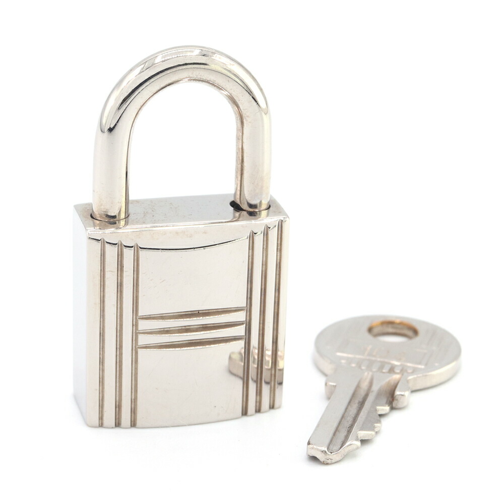 【超美品】エルメス　HERMES　カデナ　南京錠　鍵　セット107番 楽天市場】HERMES エルメス カデナ パドロック No.107 南京錠 鍵