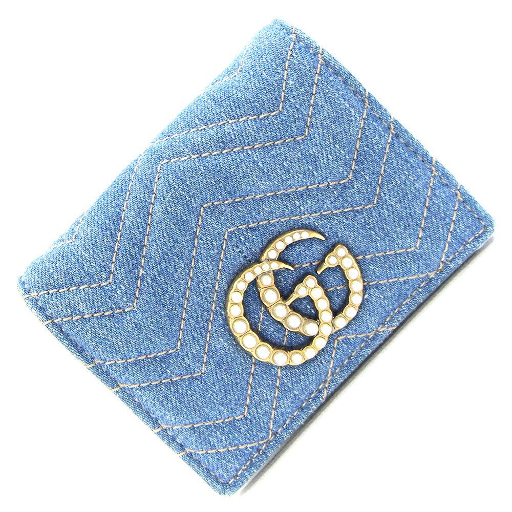 楽天市場】【財布】GUCCI グッチ GGマーモント 2つ折財布 カードケース