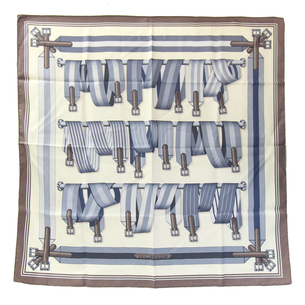 楽天市場】エルメス スカーフ カレ90 Din Tini Ya Zue 人間と