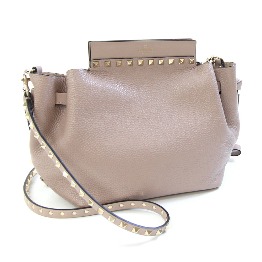 バレンティノ　ロックスタッズ　バングルチェーン付きバッグ VALENTINO ヴァレンティノ ショルダーバッグ 3W2B0123 NAP