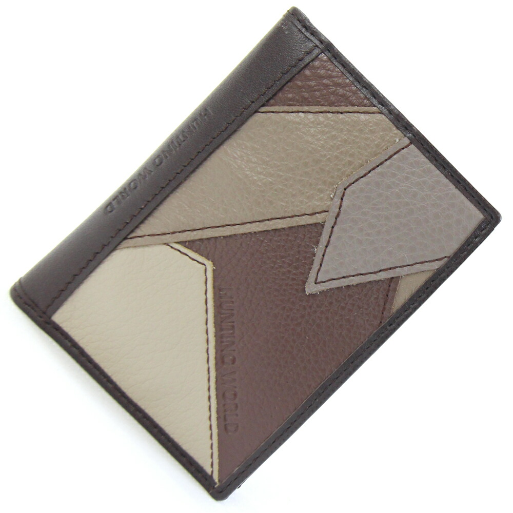 楽天市場】ハンティングワールド カードケース レザー 革 ブラック 黒