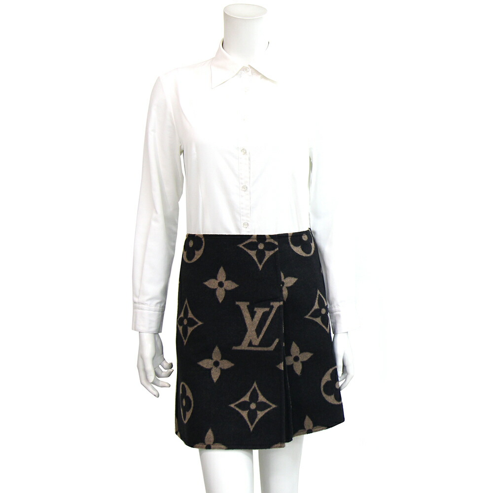 楽天市場】ルイヴィトン LOUIS VUITTON スカート モノグラム ジップ