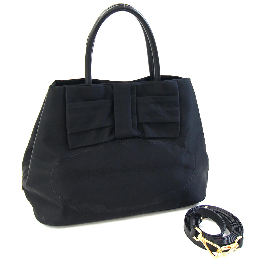 楽天市場】（美品）プラダ PRADA 2way ハンドバッグ ショルダー