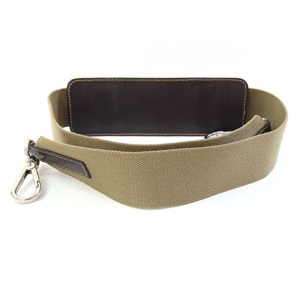 PRADA ショルダーストラップ　グレー ベージュ ストライプ PRADA ショルダーストラップ グレー ベージュ ストライプ PRADA