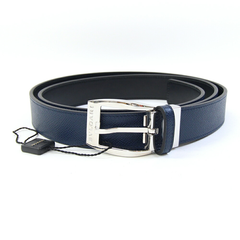楽天市場】BVLGARI ブルガリ メンズ ベルト レザー ブラック 黒