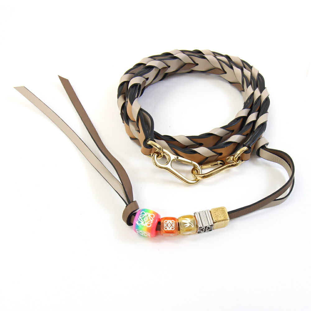 楽天市場】LOEWE ロエベ ブレイデッド ショルダーストラップ 替え