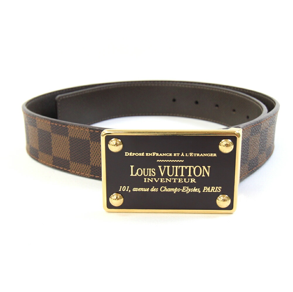 楽天市場】LOUIS VUITTON ルイ ヴィトン ダミエ サンチュール アン