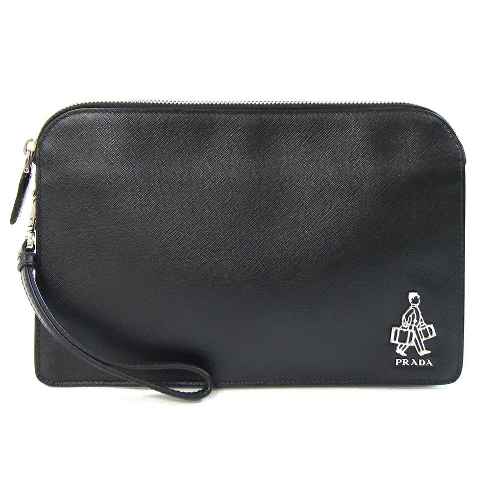 楽天市場】プラダ バッグ メンズ バナナ柄 クラッチバッグ