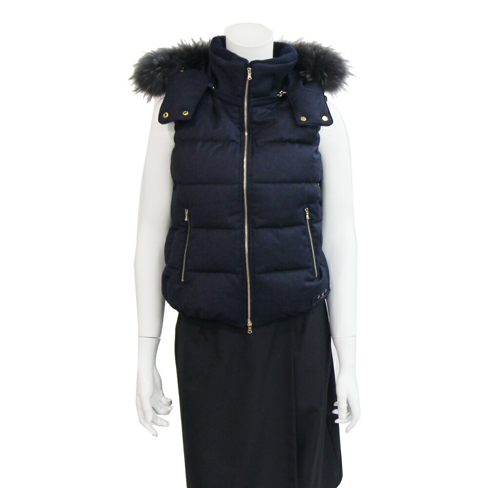 2064こ　極美品　タトラス　オルシエラ　ダウンベスト　ブラック　ファー　3wa ORSIERA オルシエラ ダウンベスト | タトラス公式オンラインストア