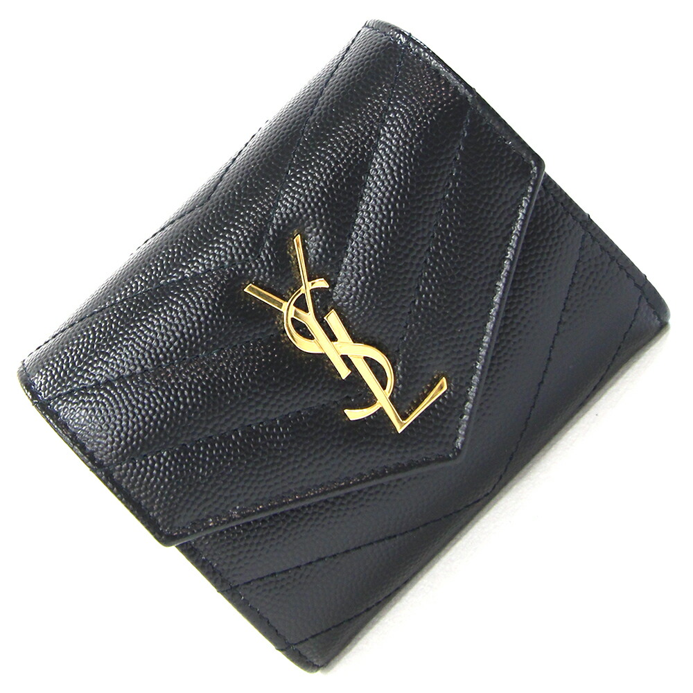 楽天市場】サンローランパリ 三つ折り財布(小銭入れあり) モノグラム