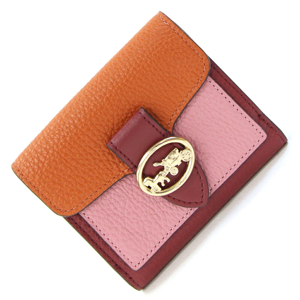 楽天市場】美品 コーチ COACH 二つ折り財布 ジョージー スモール