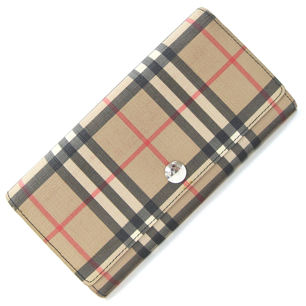 楽天市場】BURBERRY バーバリー二つ折り長財布 レディース クラシック
