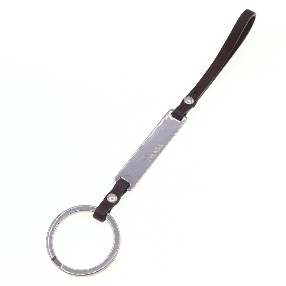 楽天市場】プラダ スカル キーホルダー ドクロ キーリング メタル