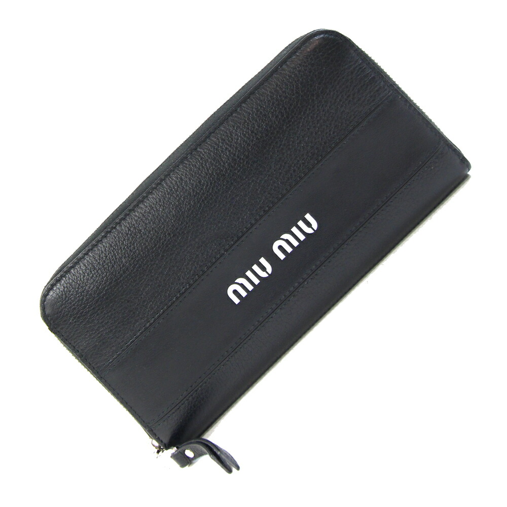 〈新品未使用 正規品〉 MIU MIU マドラスレザー 長財布 5ML506 楽天市場】【中古】 ミュウミュウ ラウンドファスナー長財布 マドラス
