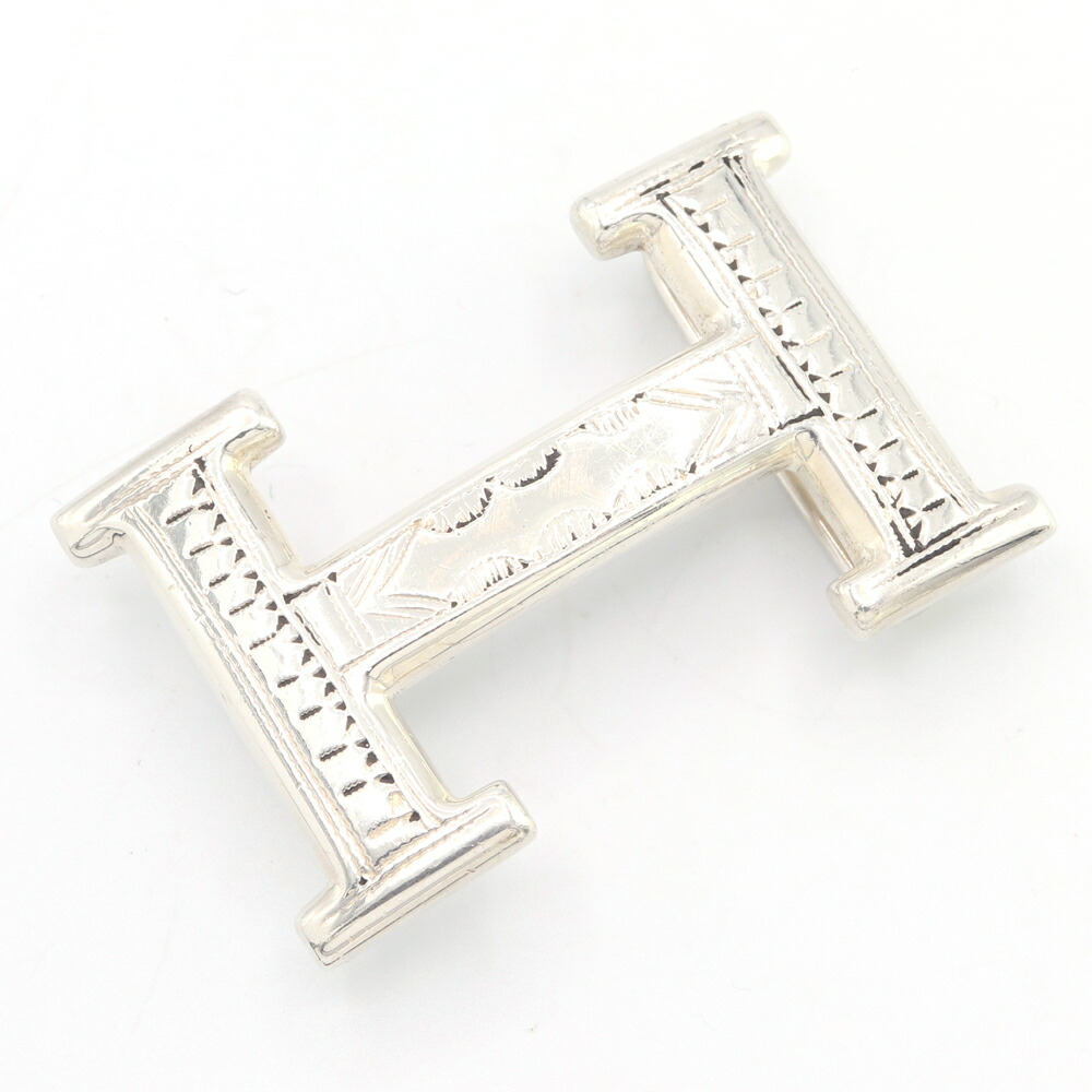 t*o様 HERMES エルメス　トゥアレグ・バックル ベルト用 シルバー925 エルメスベルトバックル Hトゥアレグ メンズ シルバー925 ベルト