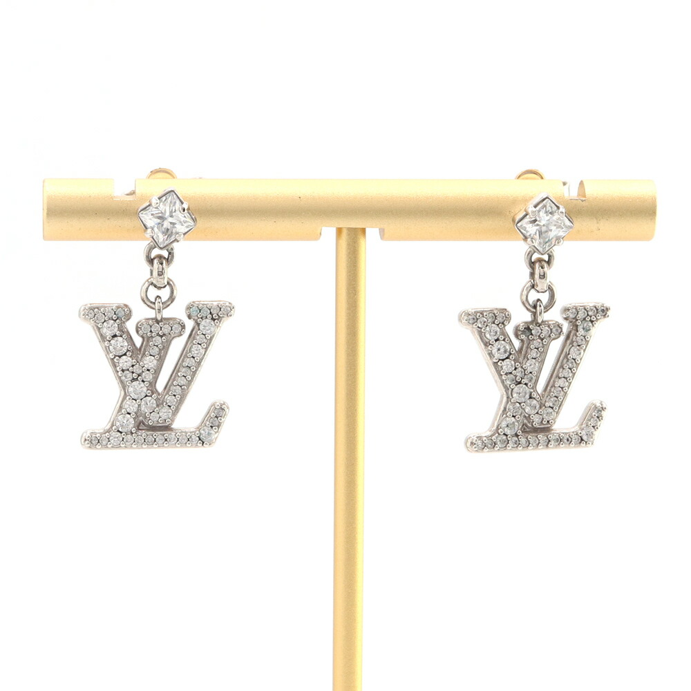 【美品☆現行】ヴィトン　Vシグネチャー ストラス 　ピアス　3点セット　LV mrg-japan_vuitton-m00609