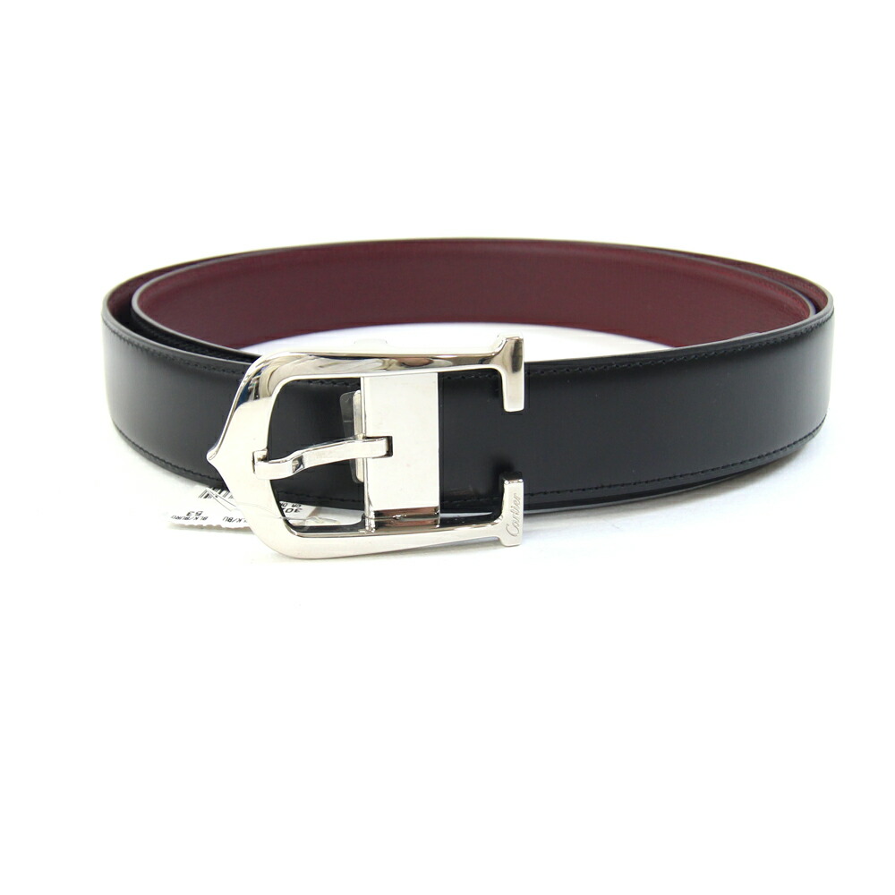 楽天市場】Cartier カルティエメンズ エンボスロゴリバーシブルレザー