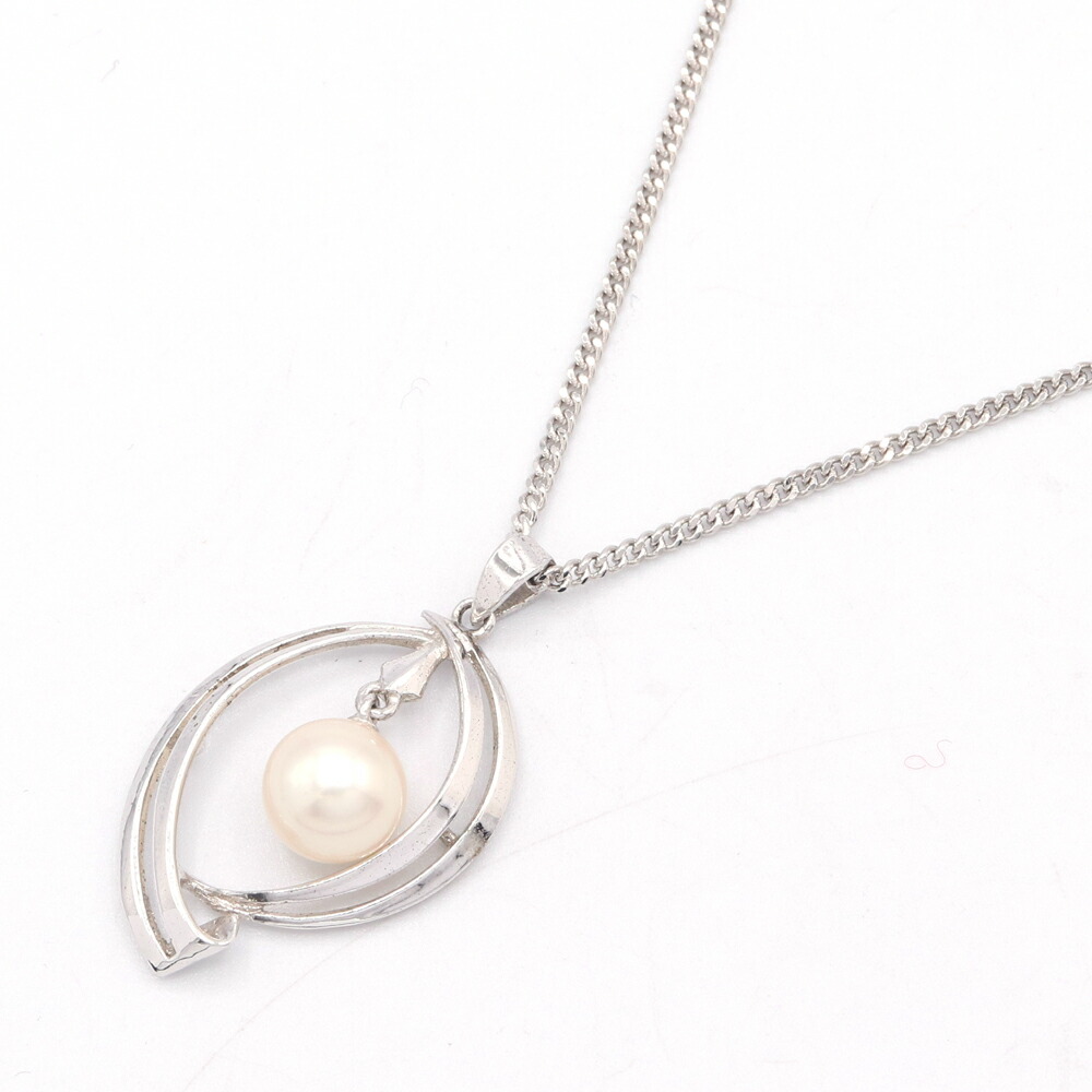 楽天市場】ミキモト MIKIMOTO ペンダントS刻印 シルバー 925パール