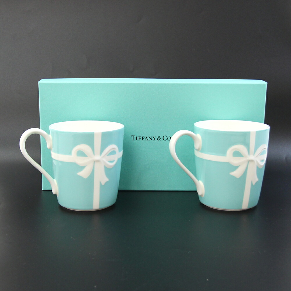 A915-4/TIFFANY＆Co./モーニンググローリー ペアマグカップ