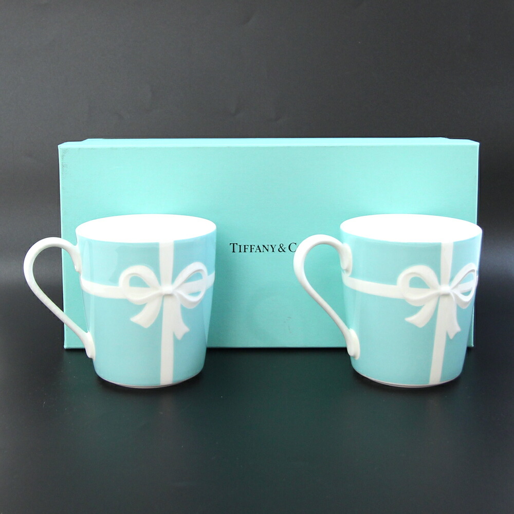 楽天市場】ティファニー TIFFANY & Co. ボウ マグカップ ペア 2客