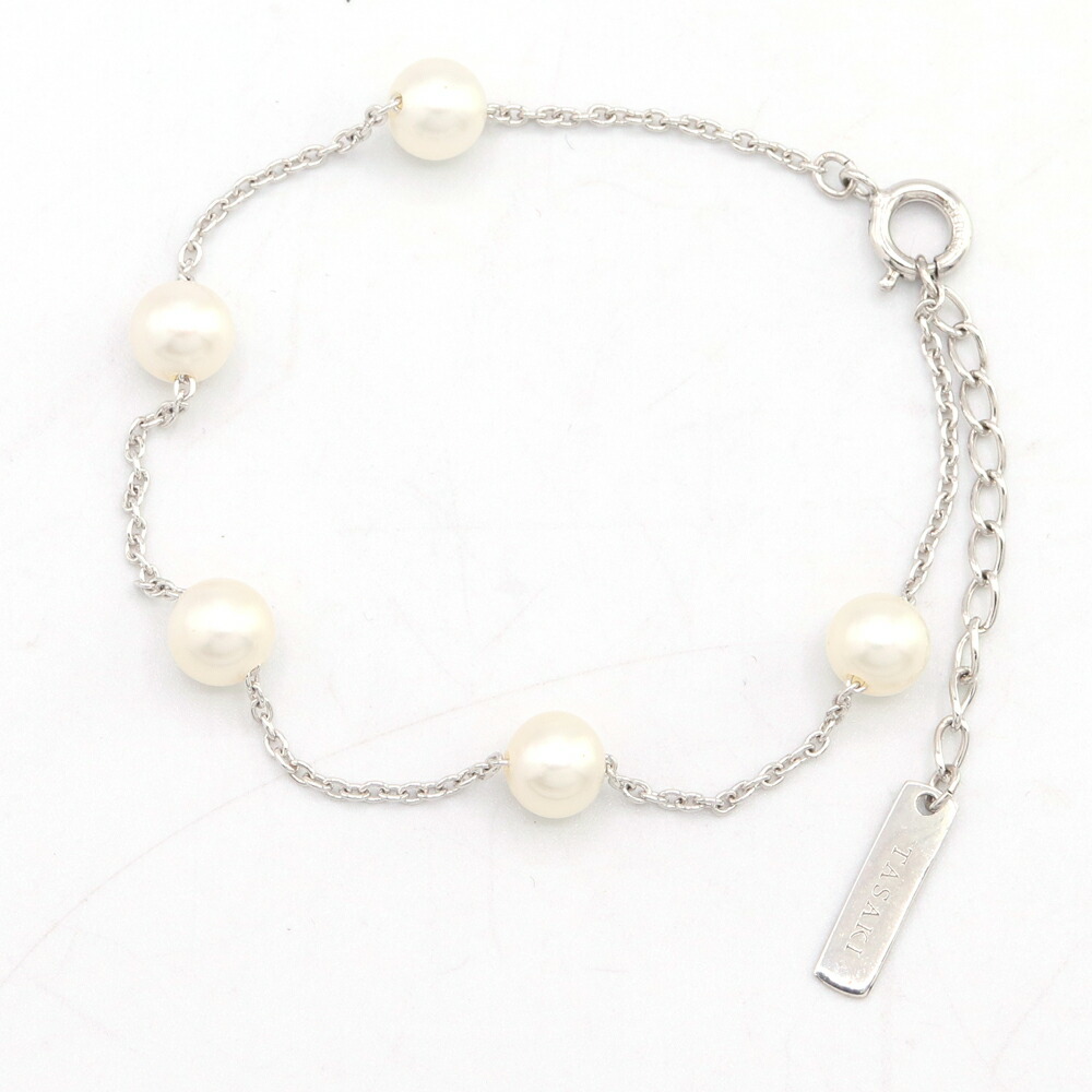 楽天市場】タサキ ステーション 7Pパール K18WG ホワイトゴールド