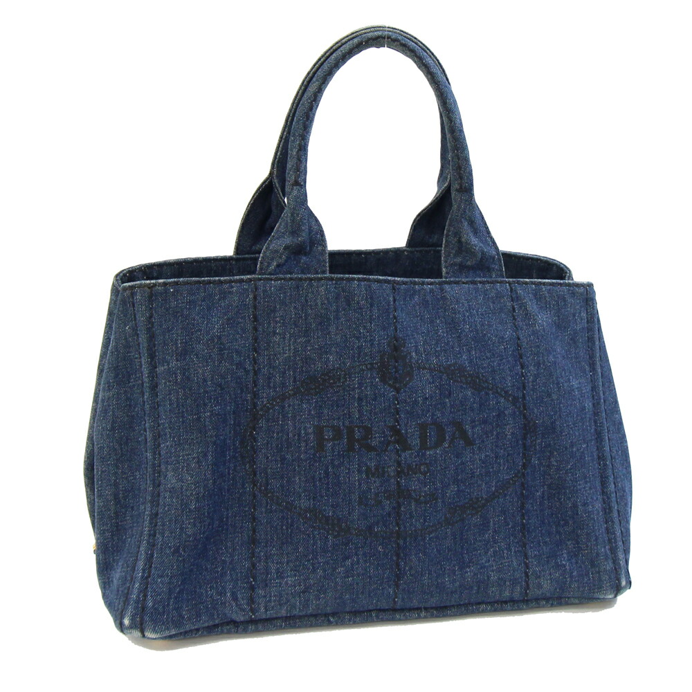 PRADA デニム トートバッグ ブルー 2601071441.jpg