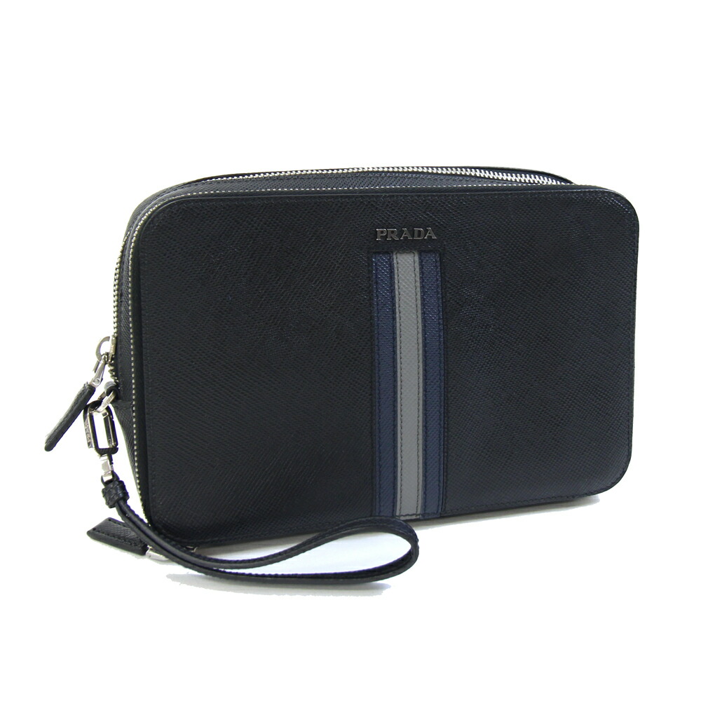 楽天市場】PRADA プラダ クラッチバッグ 2VF056 OOO 9Z2 メンズ