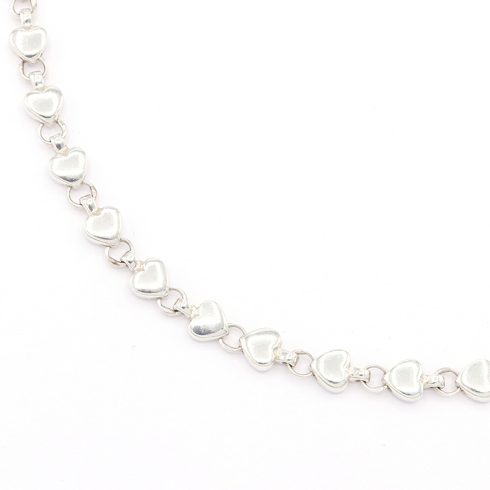 ティファニー ネックレス パフハート SV スターリングシルバー925 中古 ペンダント アクセサリー ヴィンテージ オールド TIFFANY＆CO