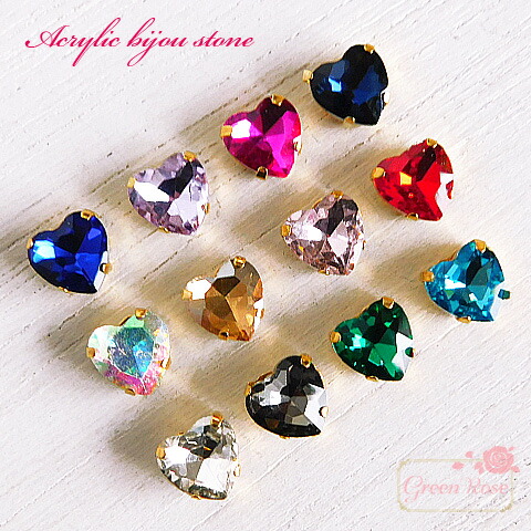 楽天市場】500円ぽっきり！ 座付き A級ガラス＆アクリル ビジュー