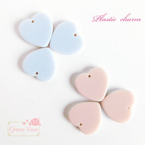 楽天市場】レザー風タグチャーム ハート型 合皮 全7色 10枚 kt66