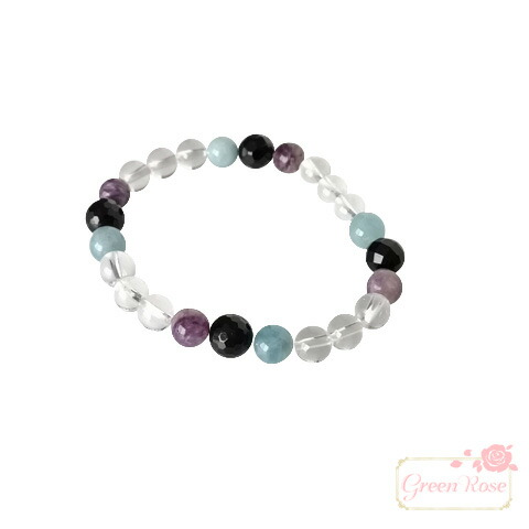 楽天市場】アクアマリン 天然石 ブレスレット パワーストーン 開運 母