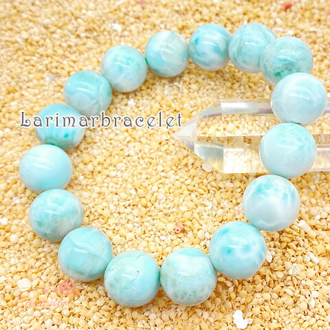 楽天市場】AAAAラリマー ブレスレット 14mm ドミニカ 高品質 天然石